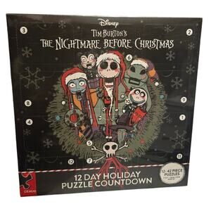 Disney Nightmare Before Christmas 12 Puzzle Advent Calendar by Ceaco